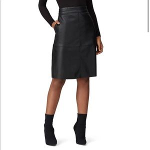 NWT Universal Standard Taylor Vegan Leather Skirt - US 2XS (6-8)